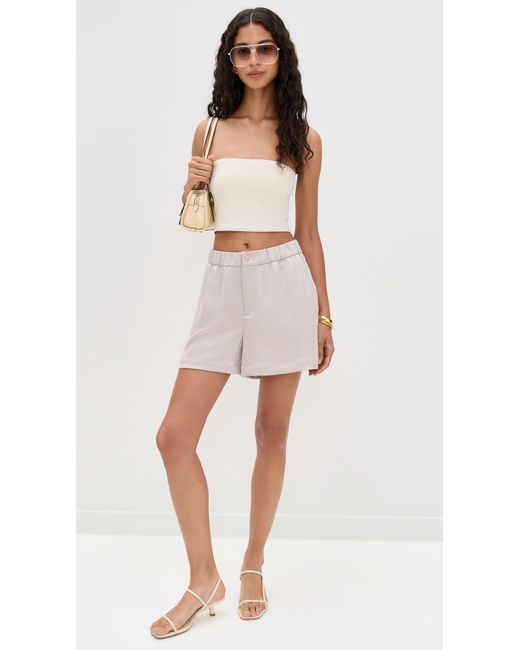 Susana Monaco Black Essential Tube Top Crop
