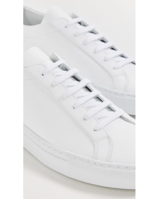 Common Projects White Original Achilles Low Sneakers