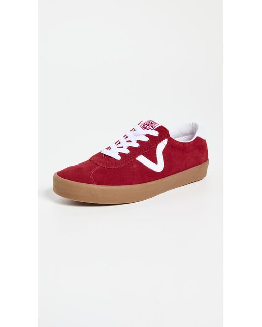 Vans Red U Sport Low Sneakers