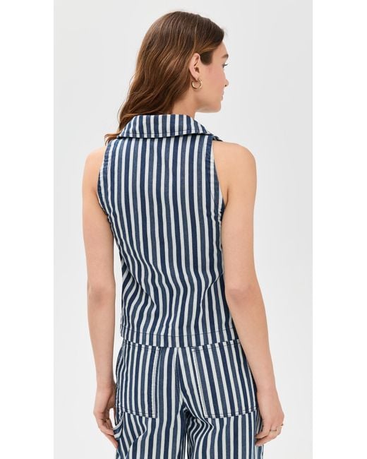 ALIGNE Blue Peg Top