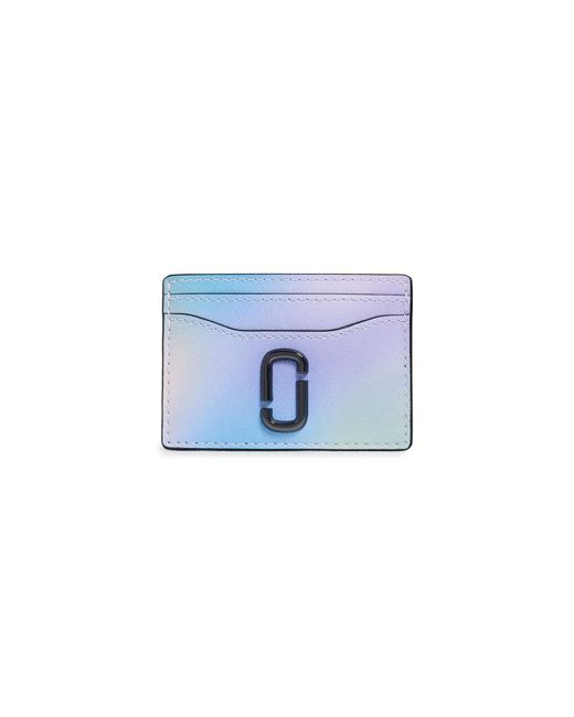 Marc Jacobs Blue The Airbrush Utility Snapshot Card Case