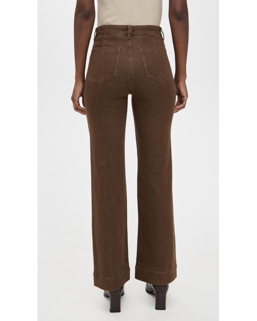 Faherty Brand Brown Stretch Terry Patch Pocket Pants
