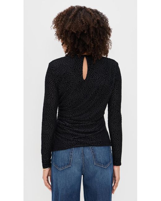 Ramy Brook Black Larry Top