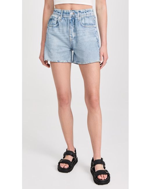 Rag & Bone Blue Miramar Walking Shorts