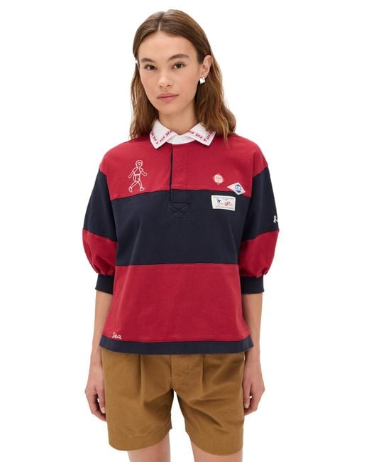 Sea Red Carolyn Workwear Rugby Shirt