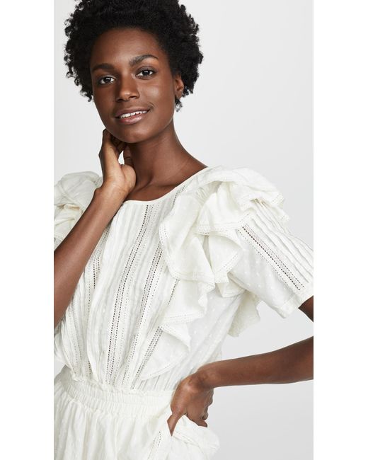 LoveShackFancy White Natasha Dress