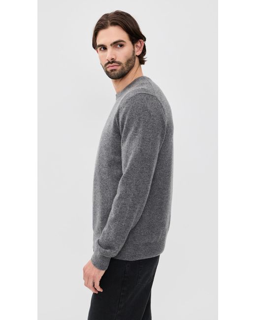 Vince Gray Cashmere Crew Neck Sweater for men
