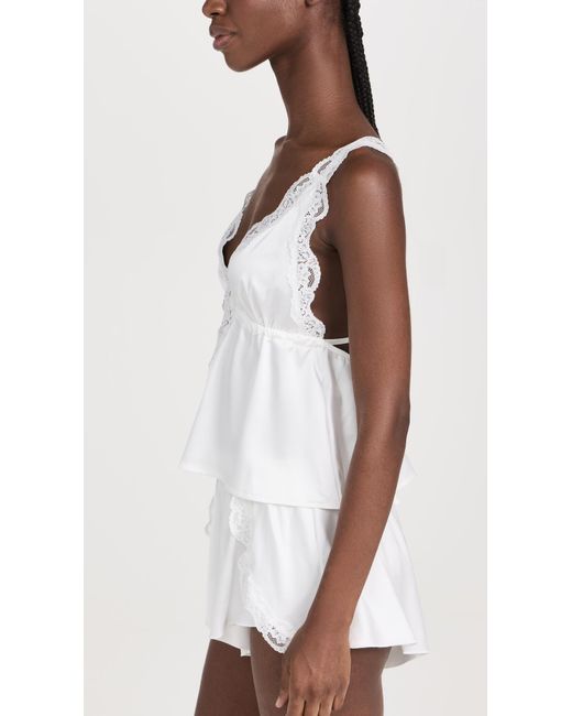 KAT THE LABEL White Urphy Caisole