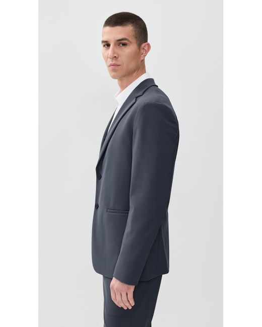 Theory Clinton Precision Ponte Blazer in Blue for Men | Lyst