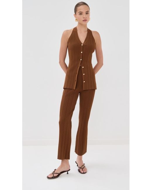 Veronica Beard Brown Massaro Pants
