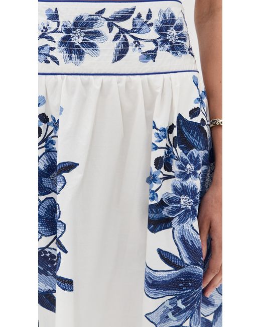 【送料込み】FARM Rio_Summer Fruit Scarf Midi Skirt FARM Rio Summer Fruit Scarf Midi Skirt in Blue | Lyst Canada