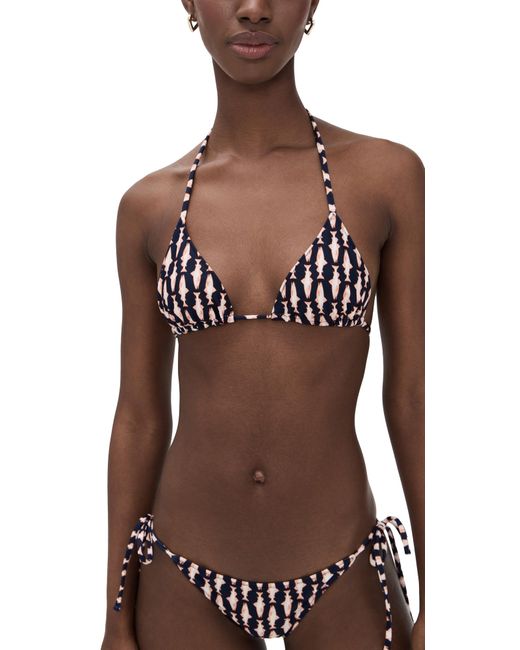 LaDoubleJ Black Triangle Bikini Top
