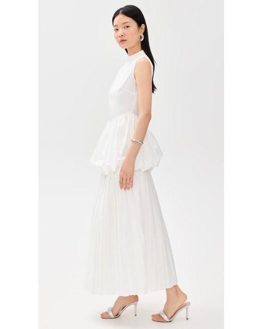 Elexiay White Bauchi Dress