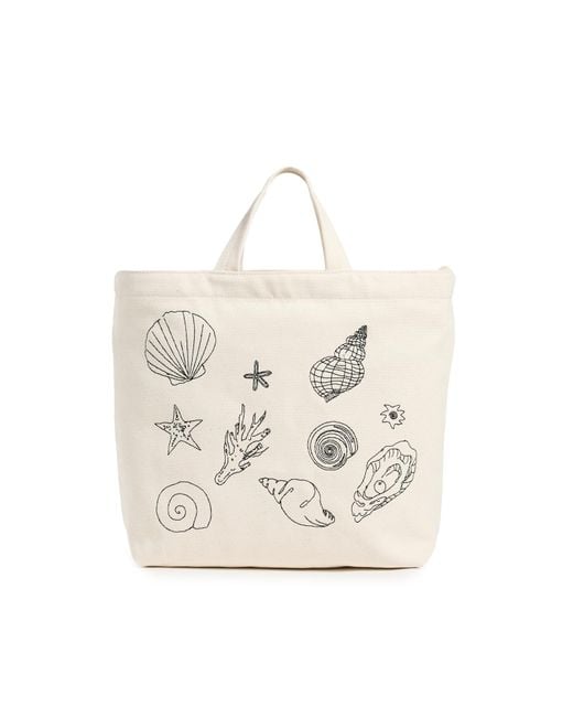Baggu Natural Horizontal Zip Duck Bag