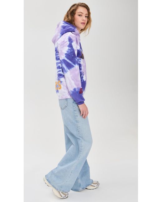 DANNIJOPRO Purple Los Angeles Lakers Tie Dye Hoodie
