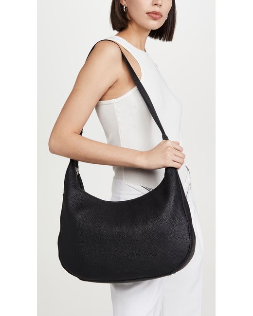 BAGGU Large Crescent Purse in Black Lyst