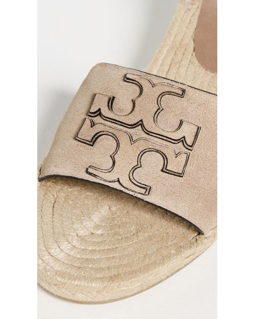 Tory Burch Black Ines Wedge Espadrilles 50Mm