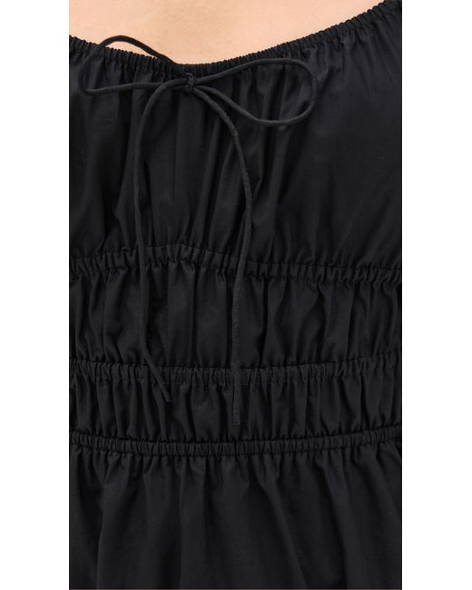 Faithfull The Brand Black Sophia Mini Dress