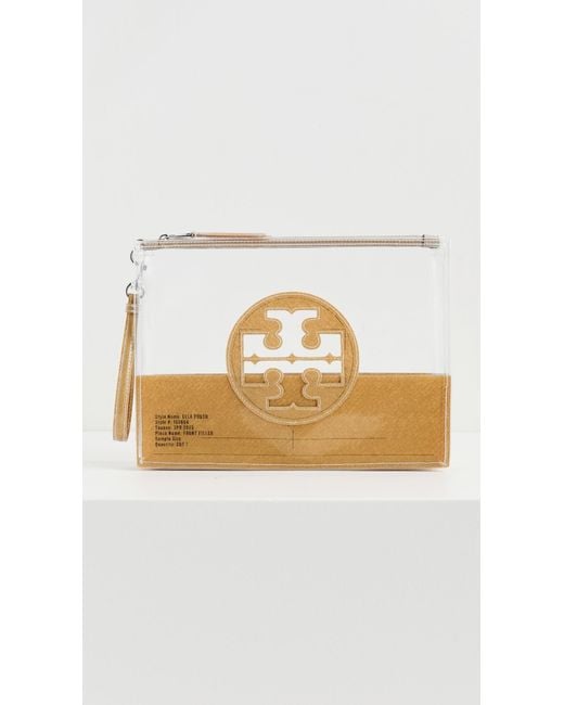 Tory Burch White Ella Pouch