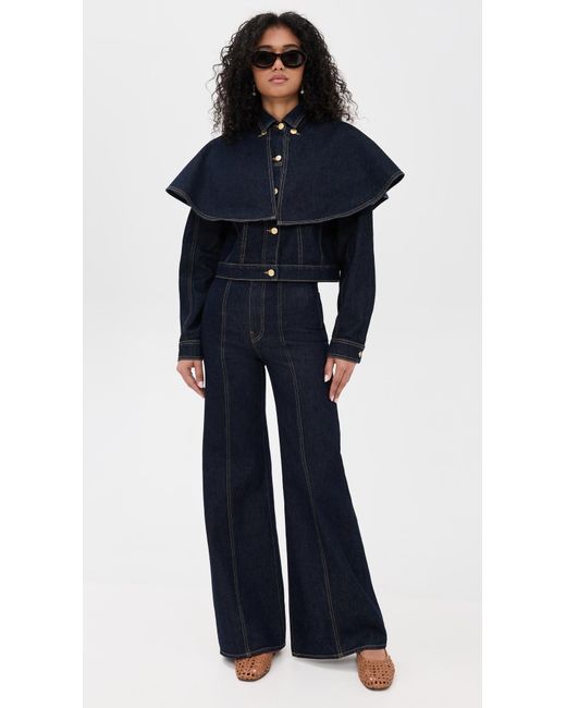 Ulla Johnson Blue The Delphine High Rise Jeans