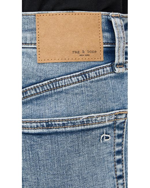 Rag & Bone Blue Flexi Wren Ankle Slim Jeans