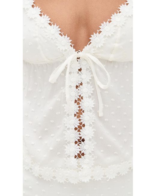 Peixoto White Sienna Top