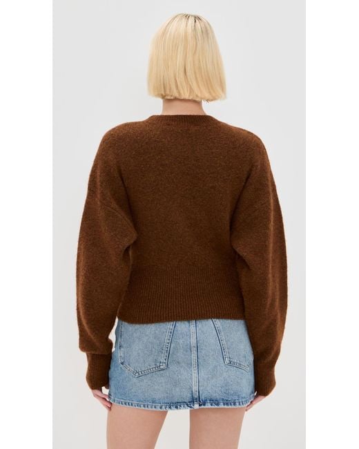Lioness Brown Dion Knit Pullover