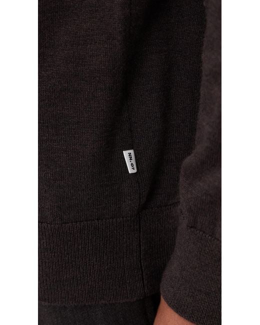 NN07 Black Ted Soft Wool Sweater for men