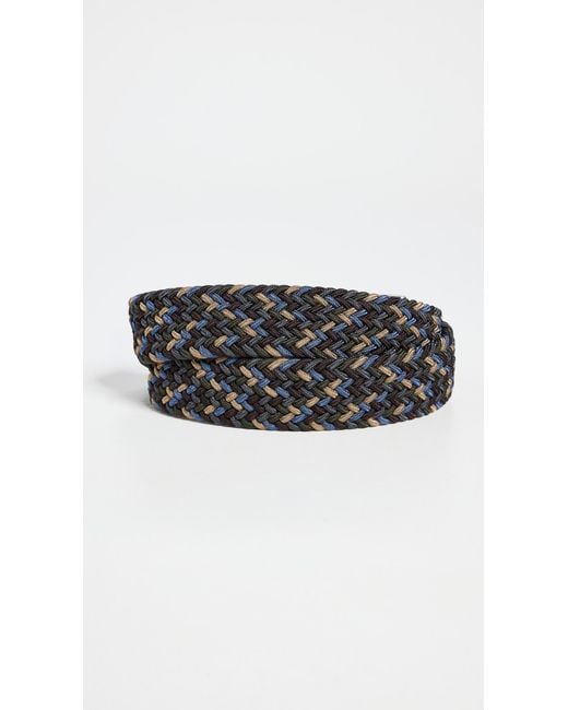 Andersons Black Nylon Woven Belt for men