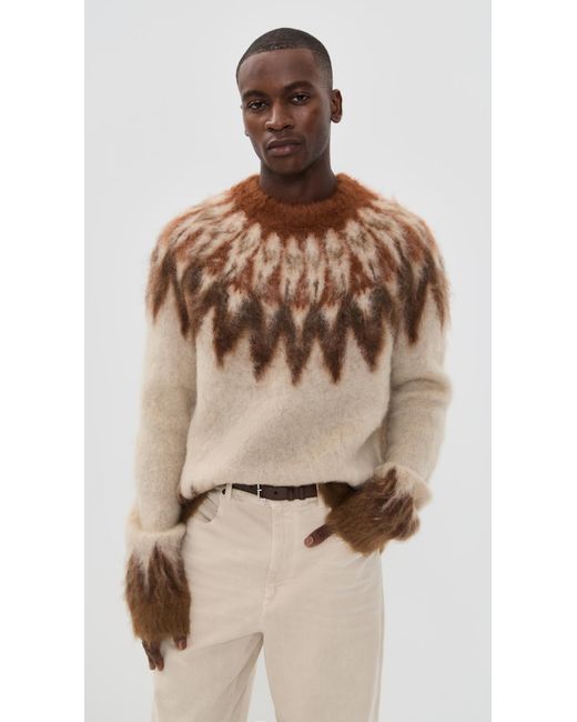 Isabel Marant Brown Nicolas Pullover for men