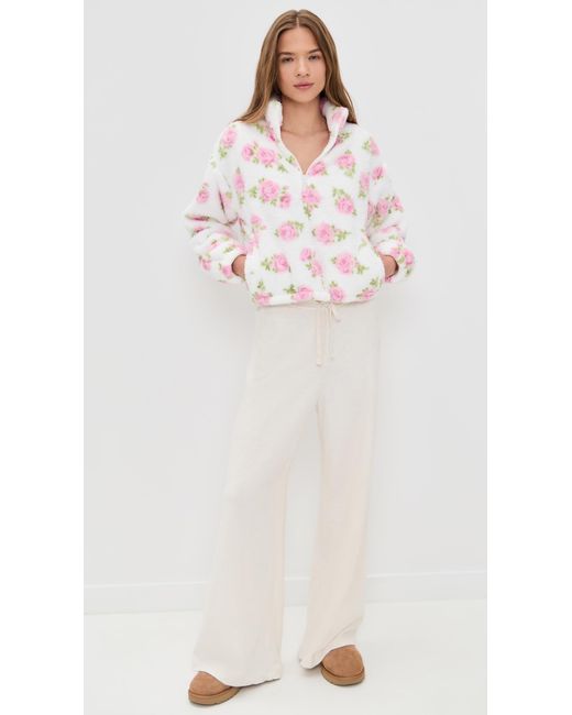 Pj Salvage White Let's Get Cozy Jacket