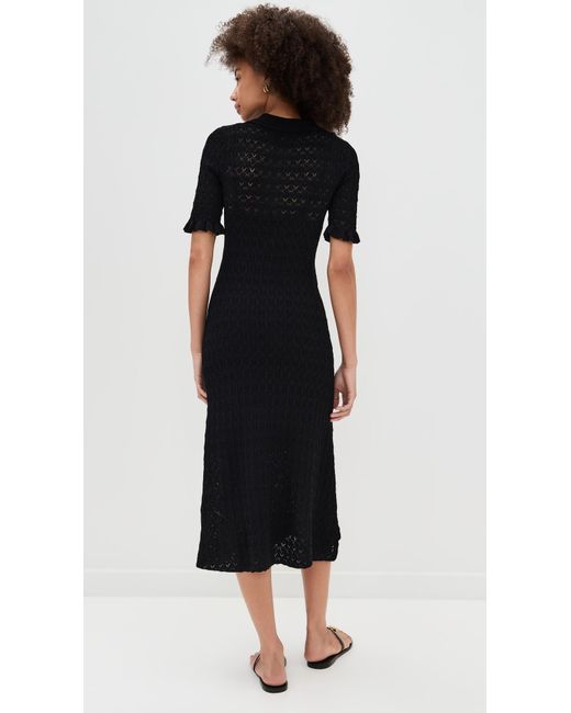 Sea Black Rue Knit Midi Dress