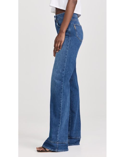PAIGE Blue Sasha W/ Wide Cuff Jeans
