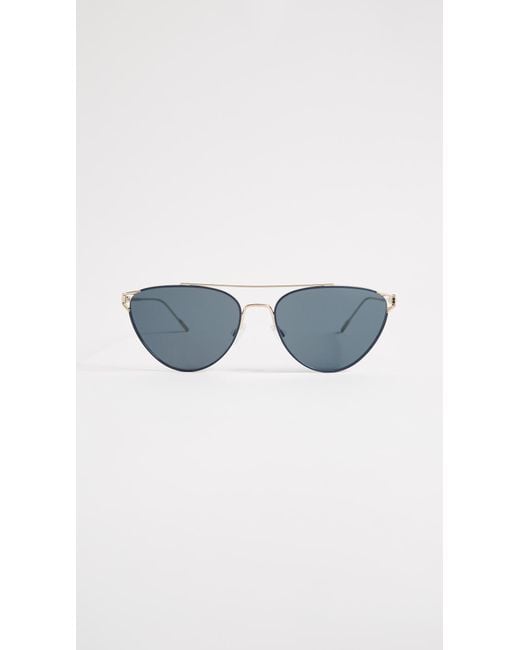 Oliver Peoples Blue Floriana Sunglasses