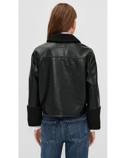 Rails Black Dria Faux Leather Jacket