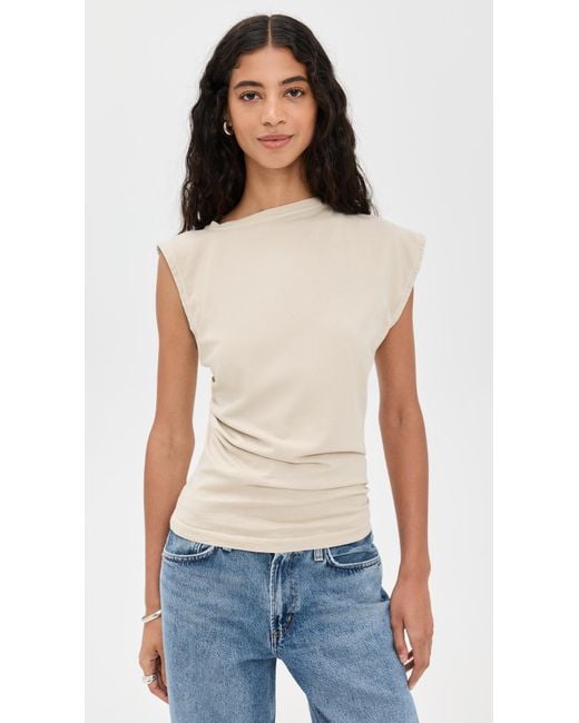 Agolde White Beth Tee
