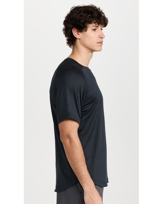 Rhone Black Atophere Tee Back Heather for men