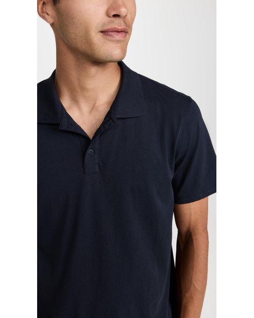 ATM Blue Classic Jersey Polo for men