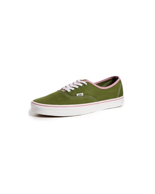Vans Green Authentic Sneakers for men