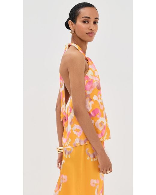 Figue Orange Florentine Top