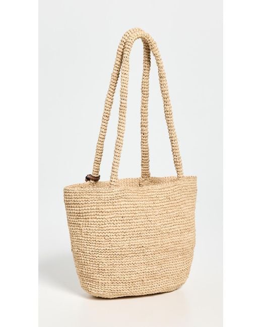 Manebí White Panier Medium Tote