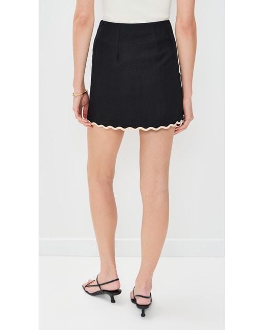 La Ligne Black Sophia Skirt
