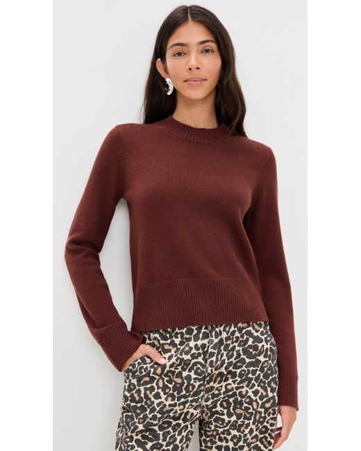 Simon Miller Red Cher Wool Blend Sweater