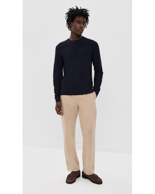 Theory Blue Riland Crew Neck for men