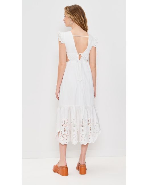 ivory lace boho dress Tina Holly BB009 Beaded Lace Long Mermaid Boho Wedding Dress main image 1