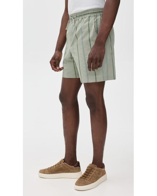 Maison Kitsuné Multicolor Elasticated Shorts for men