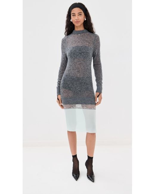 Coperni Black Multi Layer Pullover Dress