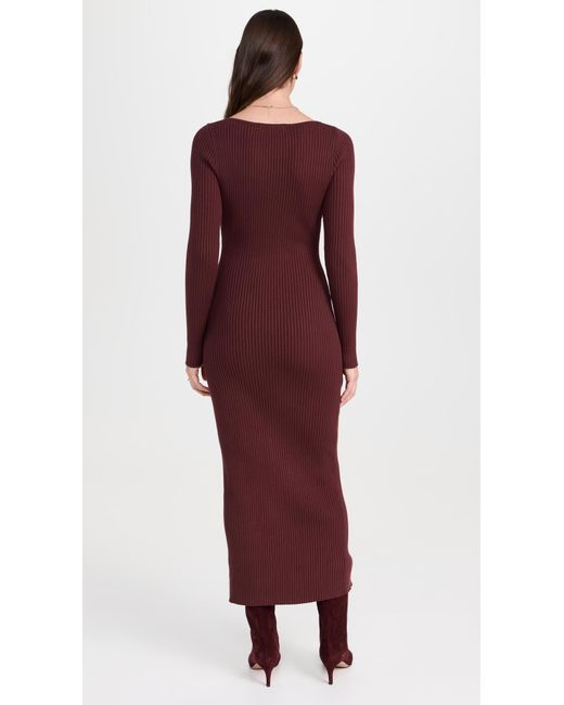 Astr Red Glenda Sweater Dress
