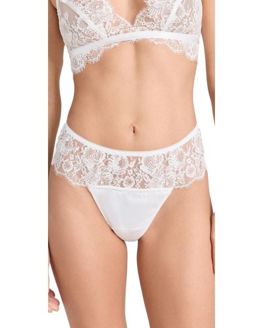 Hanky Panky Blue Happiy Ever After Retro Thong Ight Ivory X