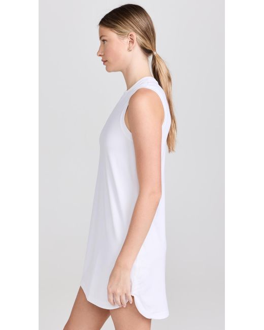 Varley White Caleta Dress